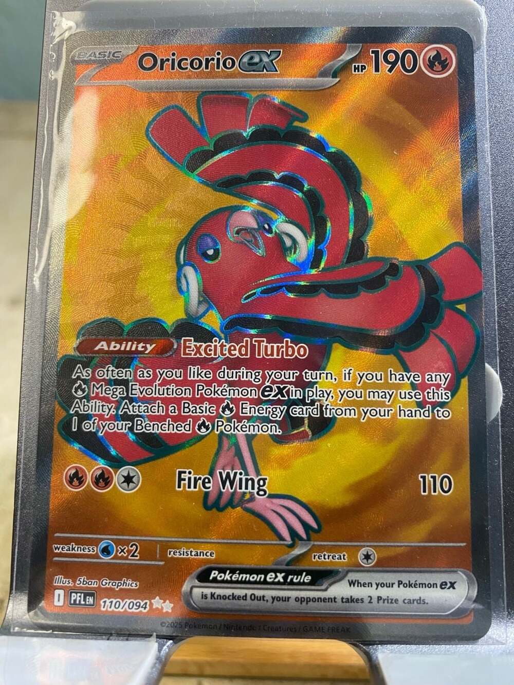 Oricorio ex 110/094 Full Art Ultra Rare - Pokemon TCG: Phantasmal Flames